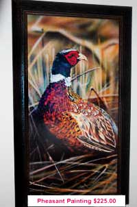 pheasant painting for sale